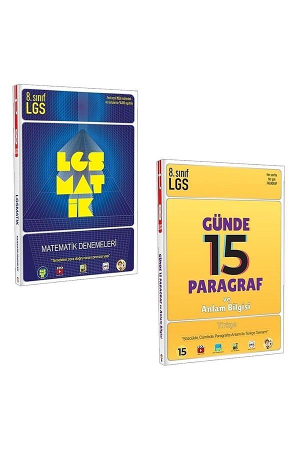 8. Sınıf Lgsmatik Matematik Denemeleri + Lgs Günde 15 Paragraf Ve Anlam Bilgisi - Tonguç Akademi - Image 1