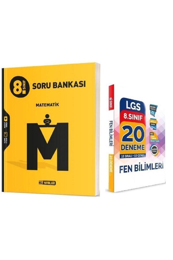 8. Sınıf Matematik Soru Bankası Ve 20'li Fen Deneme Seti - Tonguç Akademi - Image 1