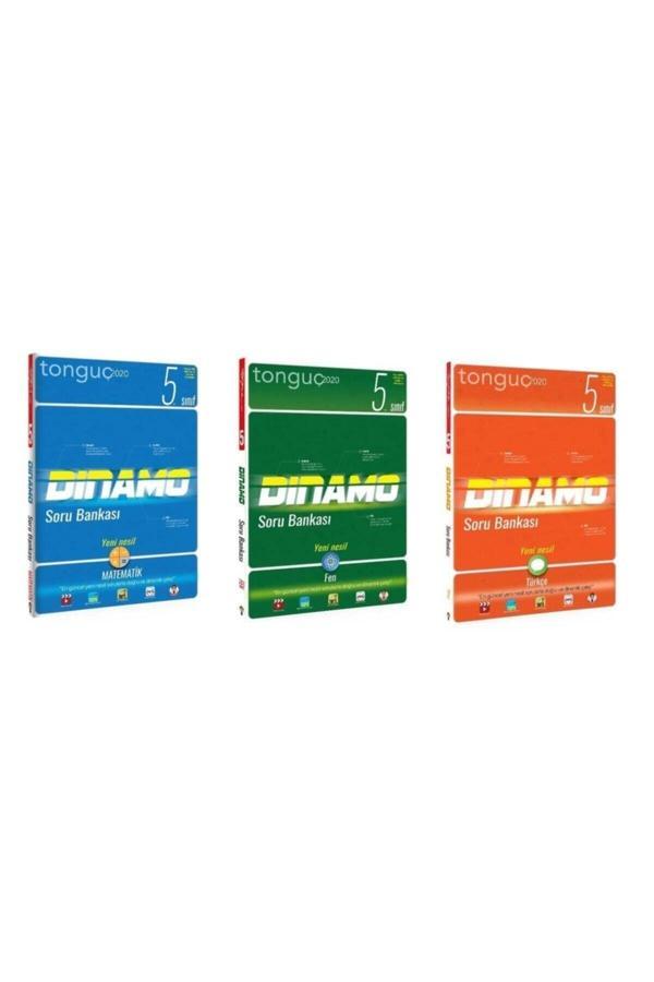 Tonguç 5. Sınıf Matematik Fen Türkçe Dinamo Soru Bankası Seti 3 Kitap - Tonguç Akademi - Image 1