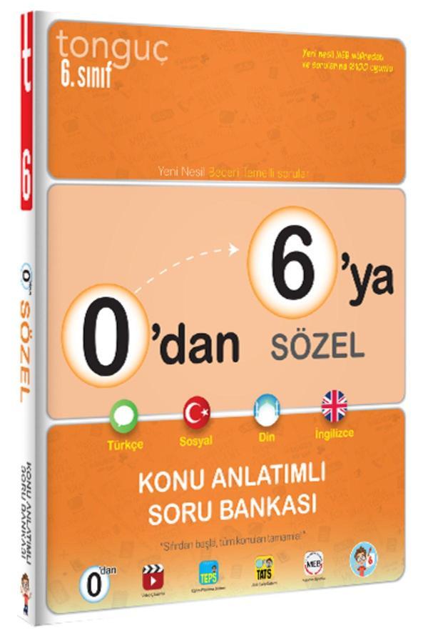 Tonguç 6. Sınıf 0 dan 6 ya Sözel Konu Anlatımlı Soru Bankası Tonguç Akademi - Tonguç Akademi - Image 1
