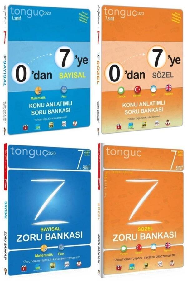 Tonguç 7.sınıf Tüm Dersler Konu Anlatım Soru Bankası 0 Dan 7 Ye Sayısal Sözel 7 Zoru Sayısal Sözel - Tonguç Akademi - Image 1