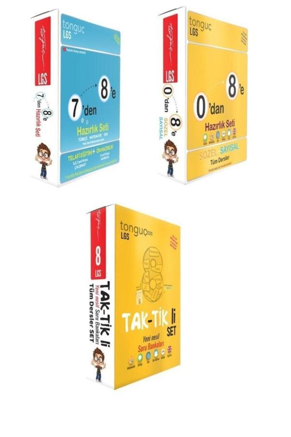 Tonguç 7'den 8'e 0'dan 8'e + 8. Sınıf Taktikli Soru Bankası Seti - Tonguç Akademi - Image 1