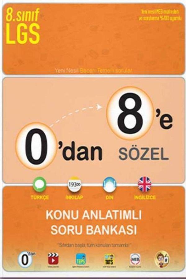 Tonguç 8. Sınıf Lgs 0 Dan 8 E Sözel Konu Anlatımlı Soru Bankası - Tonguç Akademi - Image 1