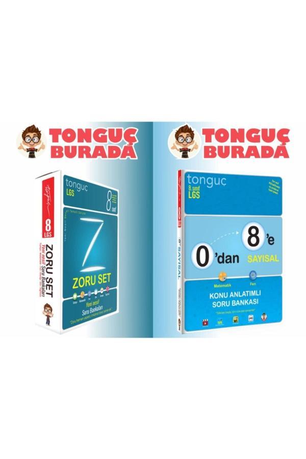 Tonguç Akademi 8. Sınıf Zoru Bankası Ve 0'dan 8'e Sayısal Soru Bankası Set - Tonguç Akademi - Image 1