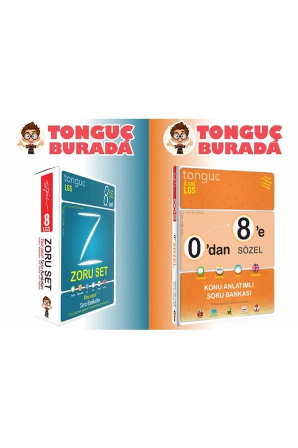 Tonguç Akademi 8. Sınıf Zoru Bankası Ve 0'dan 8'e Sözel Soru Bankası Set - Tonguç Akademi - Image 1