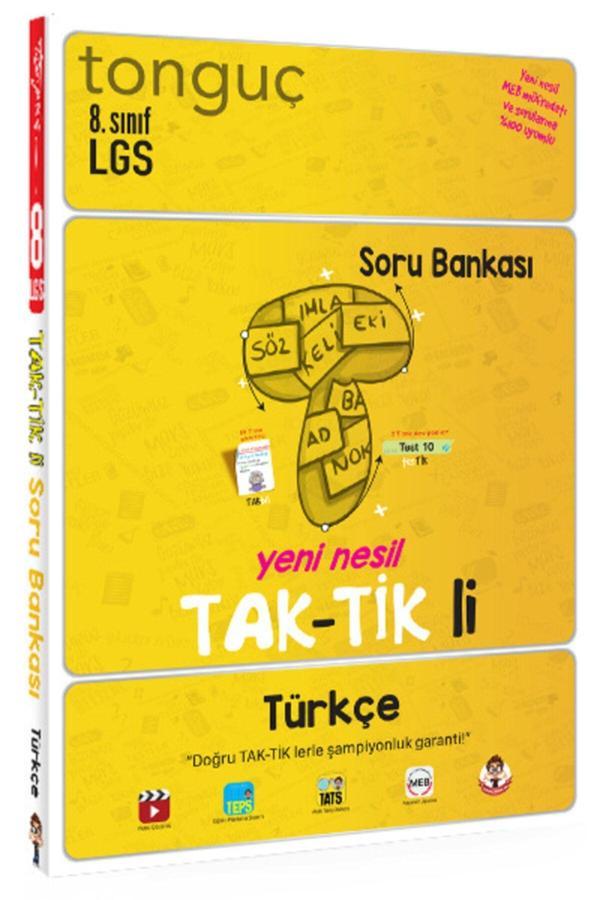 Tonguç Yayınları 8. Sınıf Türkçe Taktikli Soru Bankası 2021 - Tonguç Akademi - Image 1