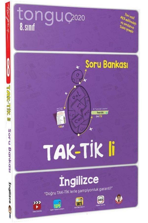 Yayınları 8.sınıf Ingilizce Taktik'li Soru Bankası - Tonguç Akademi - Image 1