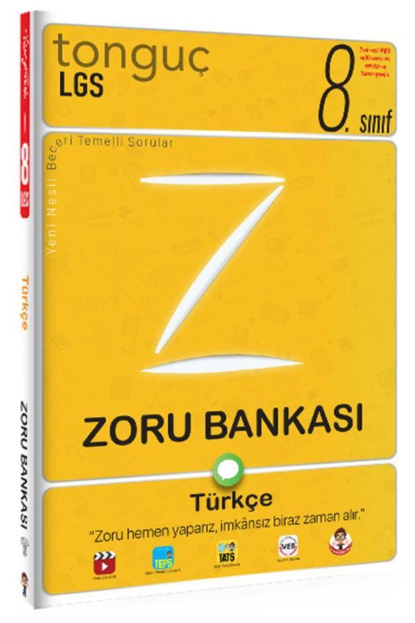 Yeni Baskı 8. Sınıf Türkçe Zoru Bankası - Tonguç Akademi - Image 1