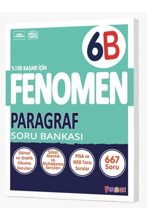 FENOMEN 6.SINIF PARAGRAF (B) SORU BANKASI - Üç Dört Beş Yayınları - Image 1