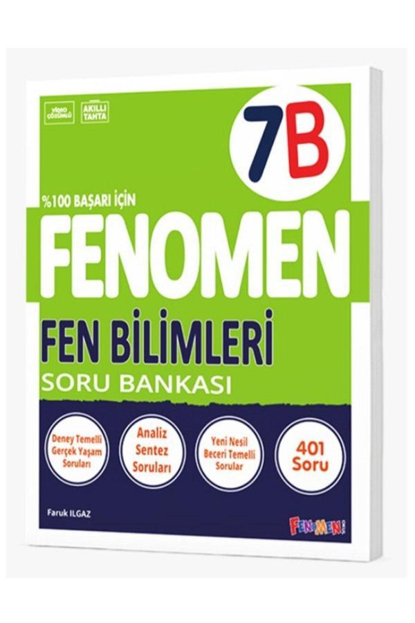 FENOMEN 7.SINIF FEN BİLİMLERİ (B) SORU BANKASI - Üç Dört Beş Yayınları - Image 1
