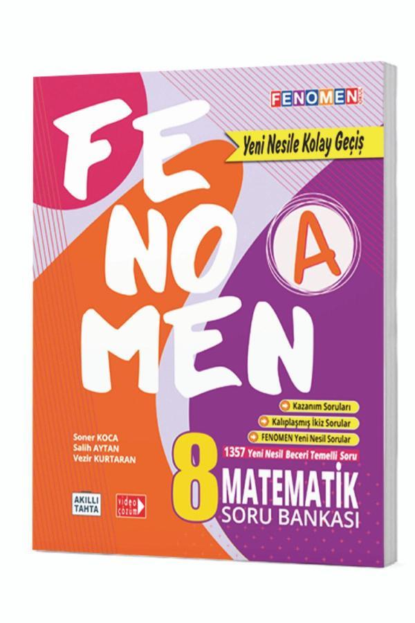 Fenomen 8. Sınıf Matematik (A) Soru Bankası - Üç Dört Beş Yayınları - Image 1