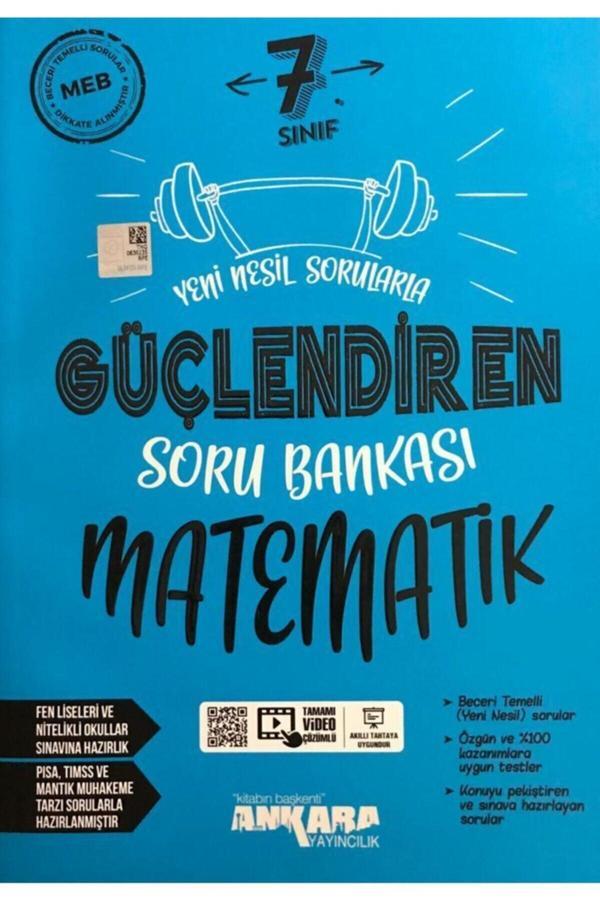 7.sınıf Yeni Nesil Sorularla Güçlendiren Matematik Soru Bankası - Ankara Yayıncılık - Image 1