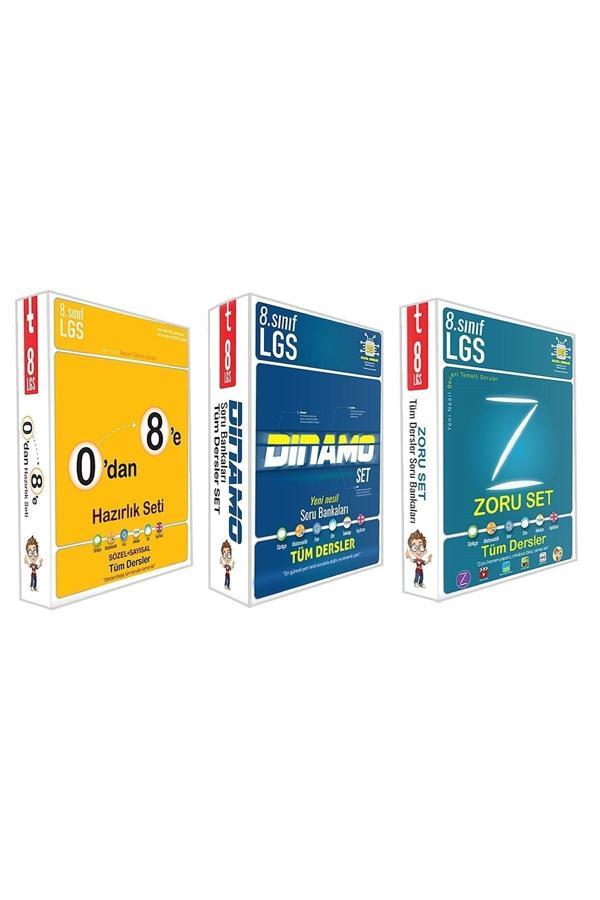 8. Sınıf 0 Dan 8 E Konu Anlatımlı Zoru Dinamo Soru Bankası Full Set 12 Kitap - Basamak Yayınları - Image 1