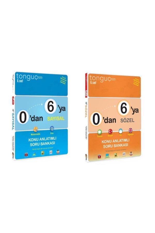 Tonguç 6. Sınıf 0'dan 6'ya Sayısal Sözel Konu Anlatımlı Soru Bankası Seti 2 Kitap - Basamak Yayınları - Image 1