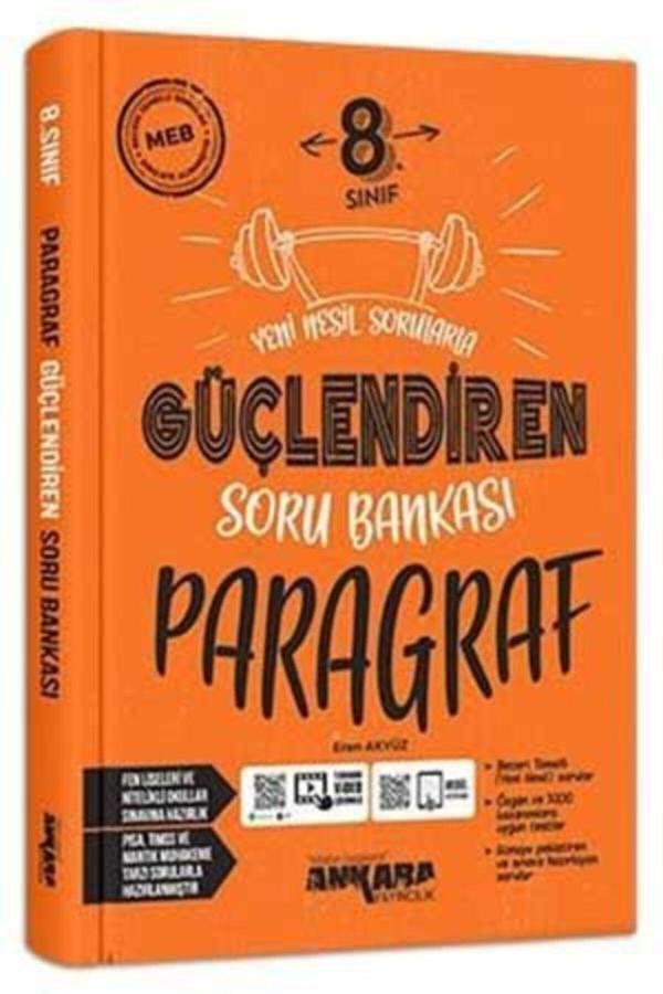 8.sınıf Güçlendiren Paragraf Soru Bankası - Fenomen Yayıncılık - Image 1