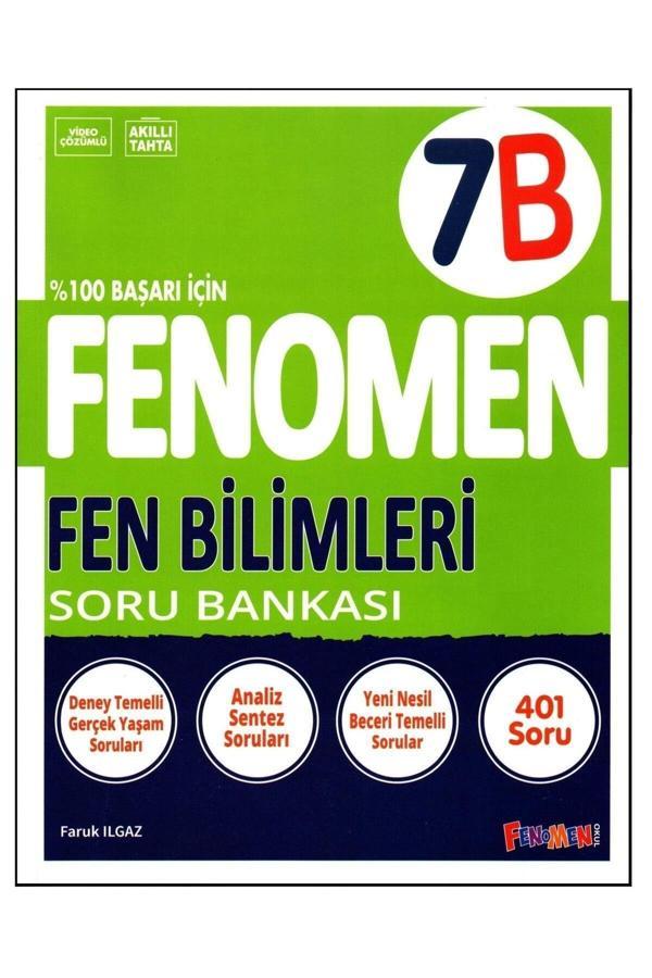 Fenomen 7. Sınıf Fen Bilimleri Soru Bankası (B) - Fenomen Yayıncılık - Image 1