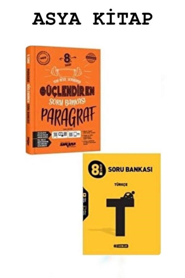 8.Sınıf Ankara Yayınları Güçlendiren Paragraf + Hız Yayınları Türkçe Soru Bankası Seti - Hız Yayınları - Image 1