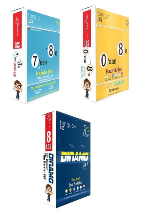 7'den 8'e + 0'dan 8'e + 8. Sınıf Lgs Dinamo Soru Bankası Seti - Tonguç Akademi - Image 1