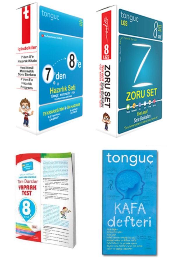 7'den 8'e Hazırlık Seti Ve 8. Sınıf Zoru Bankası Tüm Dersler Seti - Tonguç Akademi - Image 1