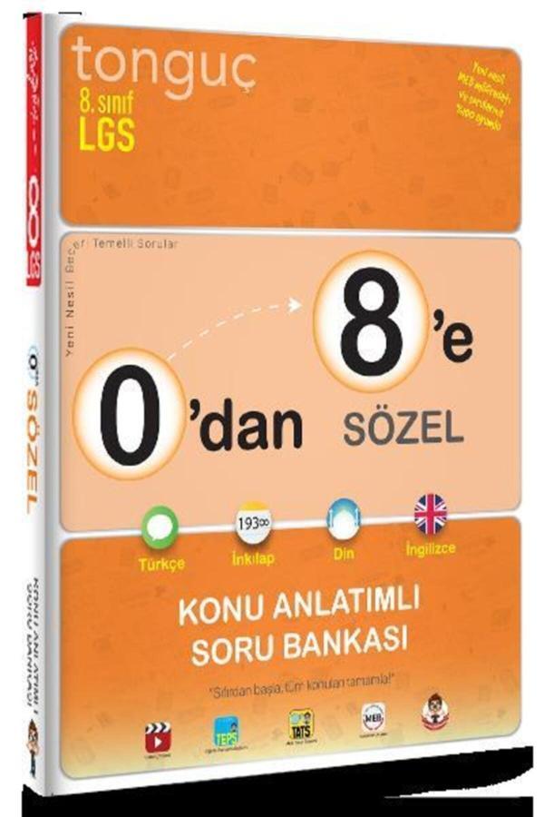 8.sınıf 0 Dan 8 E Sözel Tüm Dersler Konu Anlatım Soru B. Tonguç - Tonguç Akademi - Image 1
