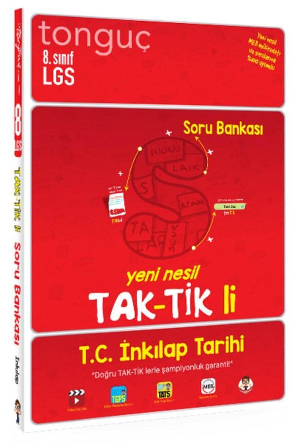 Güncel Baskı 8. Sınıf T.c. Inkılap Tarihi Ve Atatürkçülük Taktikli Soru Bankası - Tonguç Akademi - Image 1