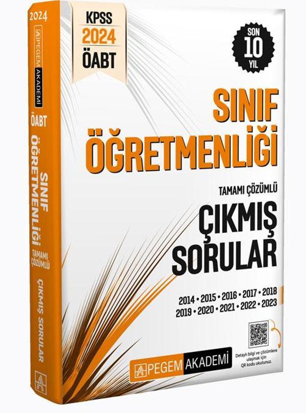 Pegem Akademi Yayıncılık 2024 KPSS ÖABT Sınıf Öğretmenliği Tamamı Çözümlü Çıkmış Sorular - Pegem Akademi Yayıncılık - Image 1