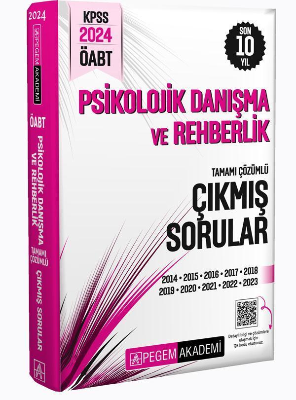 Pegem Akademi Yayıncılık 2024 KPSS ÖABT Psikolojik Danışma ve Rehberlik Tamamı Çözümlü Çıkmış Sorular - Pegem Akademi Yayıncılık - Image 1