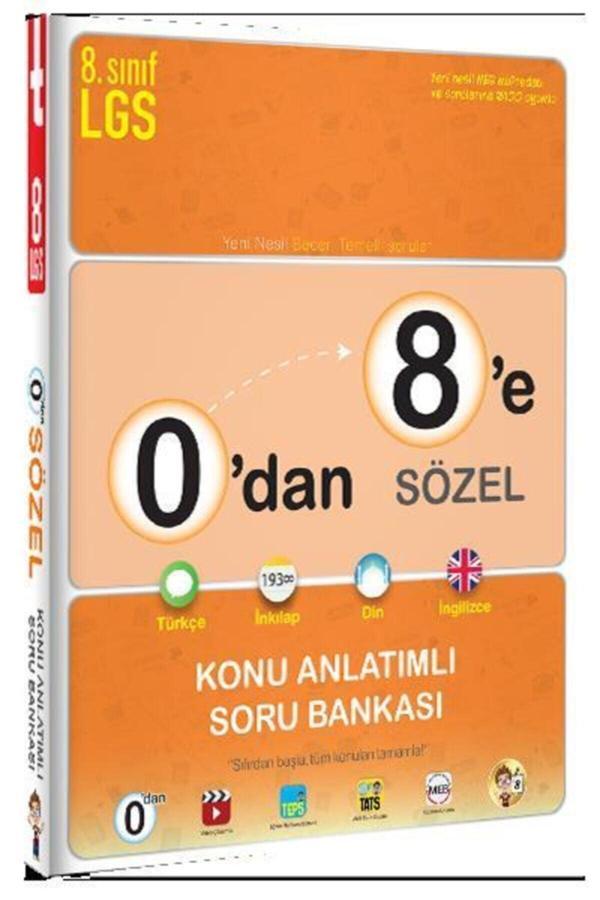 8. Sınıf Lgs 0'dan 8'e Sözel Konu Anlatımlı Soru Bankası 2022 - Tonguç Yayınları - Image 1