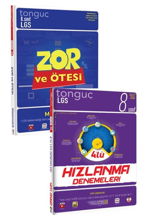 8.sınıf Lgs Zor Ve Ötesi Matematik Ve 4'lü Lgs Denemeleri Ikili Set - Tonguç Yayınları - Image 1