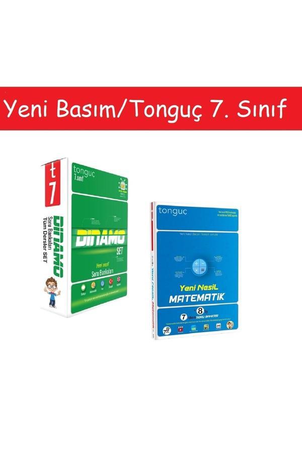 Tonguç 7. Sınıf Dinamo Tüm Dersler Soru Bankası Set & Yeni Nesil Matematik 7'den 8'e Soru Bankası - Tonguç Yayınları - Image 1