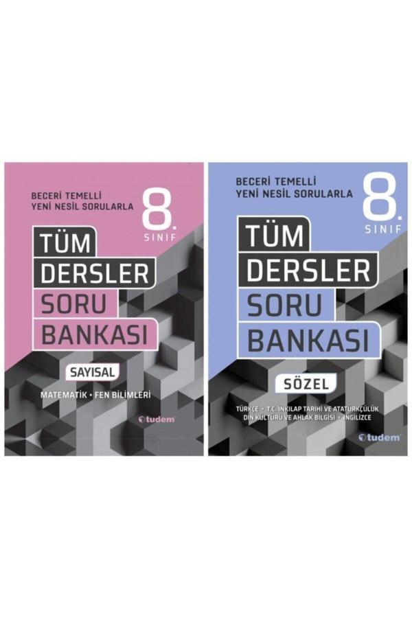 8. Sınıf Tüm Dersler Soru Bankası Sayısal + Sözel Tudem Yayınları - Tudem Yayınları - Image 1
