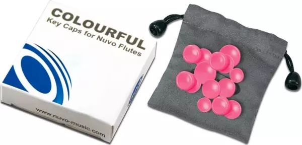 Yan Flüt Aksesuar Nuvo Kapak Seti Pembe NV-N220KCPK - Image 1