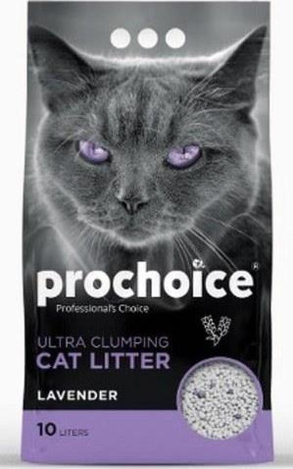 Prochoice Ekstra Topaklanan, Lavanta Kokulu, Bentonit Kedi Kumu 10  lt - Image 1