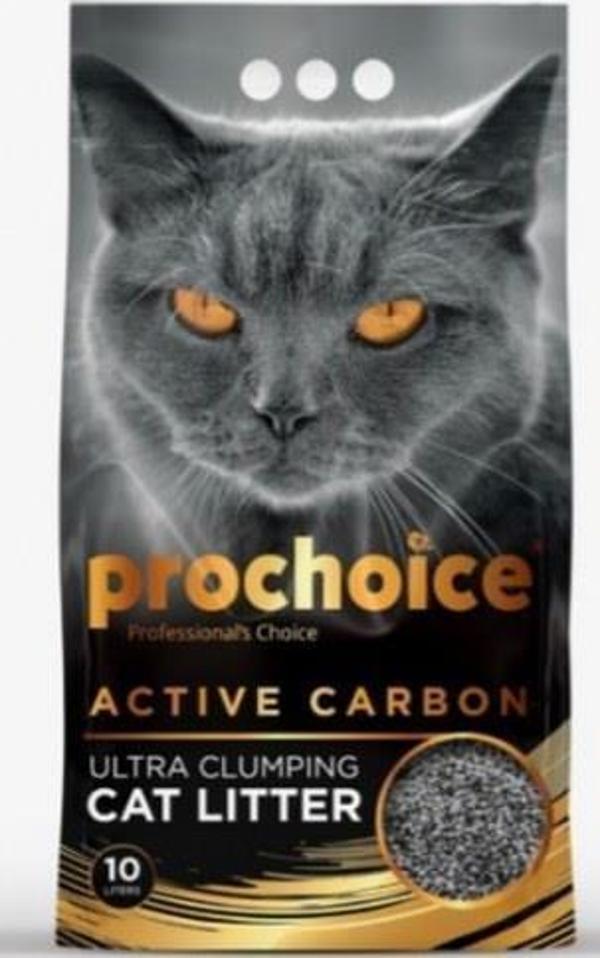 Prochoice Ekstra Güçlü, Aktif Karbonlu, Bentonit Kedi Kumu 10  lt - Image 1