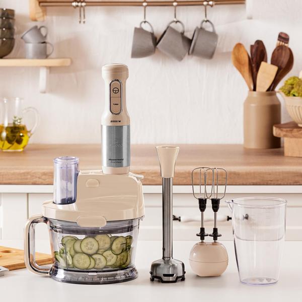 Karaca Mastermaid Prosteel 2000W Mutfak Robotu Soft Cream - Image 1