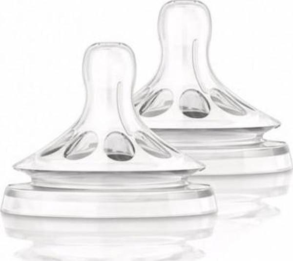 Philips Avent Natural Biberon Emziği 1m+ 2'li 8710103873914 - Image 1