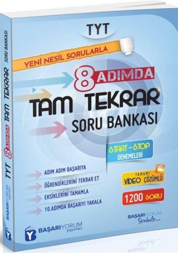 TYT 8 Adımda Tam Tekrar Soru Bankası - Başarıyorum Yayınları - Image 1