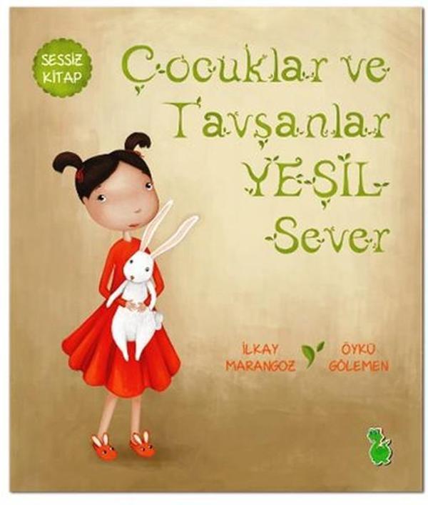 Çocuklar ve Tavşanlar Yeşil Sever - Yeşil Dinozor - Image 1