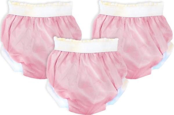 Pierre Cardin 3'lü Alıştırma Külodu 16-22kg - Pembe - Image 1