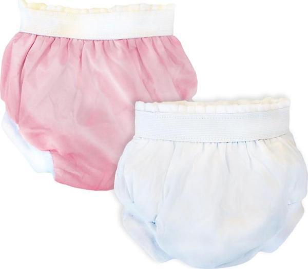 Sema Baby 2'li Lüks Alıştırma Külodu 16-22 kg - Beyaz/Pembe - Image 1