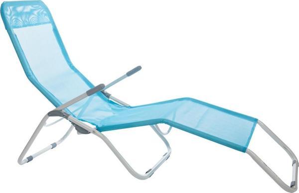 Andoutdoor Tumbona Katlanır Şezlong-MAVİ - Image 1