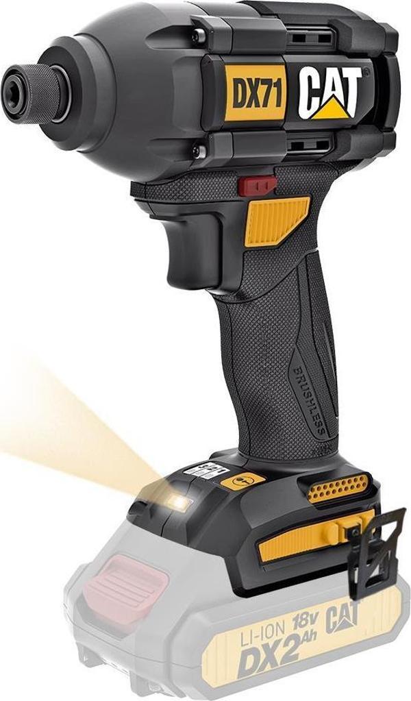 CAT DX71B 18Volt 215Nm Kömürsüz Profesyonel Şarjlı Darbeli Tornavida (Akü Dahil Değildir) - Image 1
