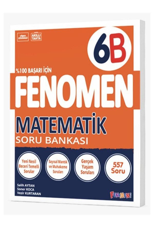 FENOMEN 6.SINIF MATEMATİK B SORU BANKASI - Tonguç Yayınları - Image 1