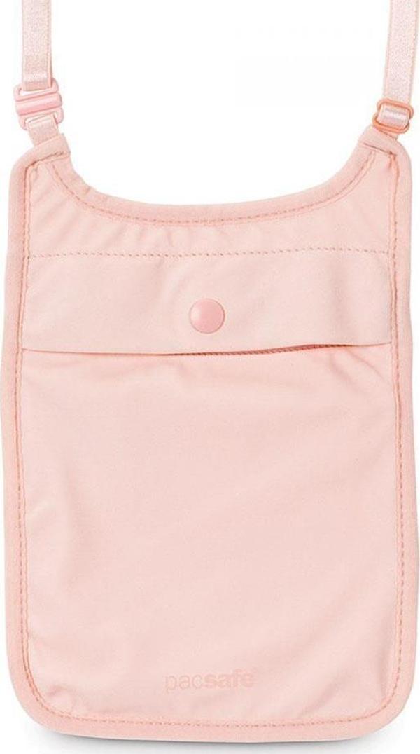 Pacsafe Coversafe S75 Boyun Çantası-PEMBE - Image 1