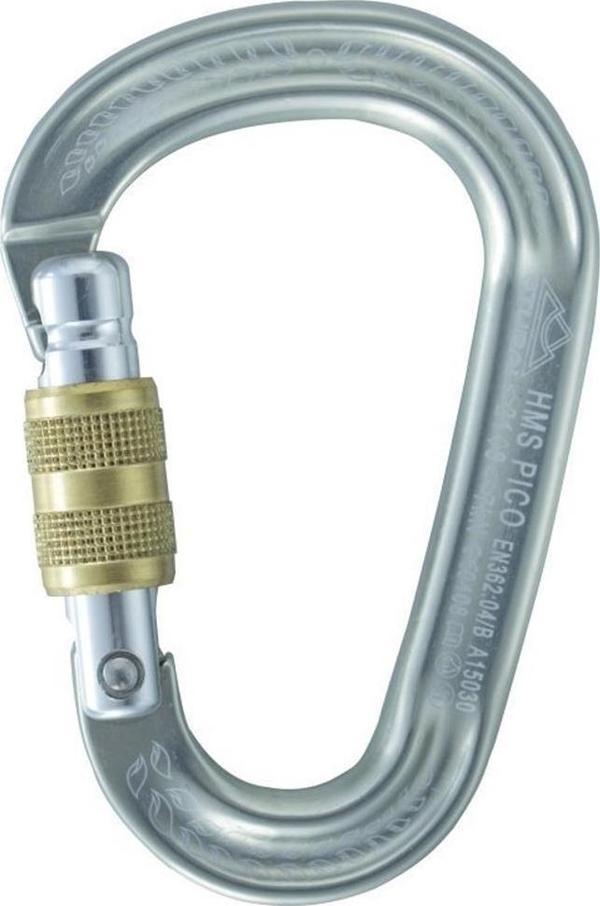 Stubai Hms Pico Easylock 21kN Silver Karabina - Image 1