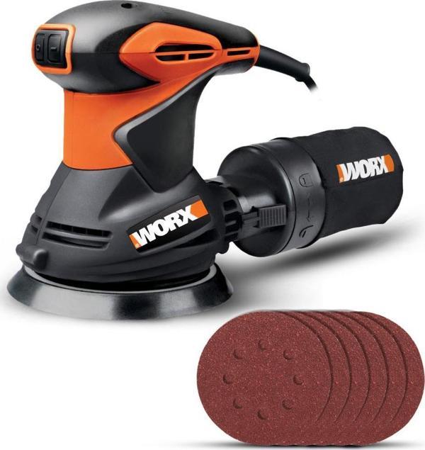 WORX WX652.1 320Watt 125mm Profesyonel Eksantrik Zımpara - Image 1