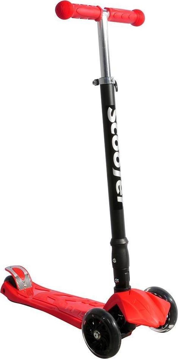 Xslide Işıklı Tekerlekli Scooter-KIRMIZI - Image 1
