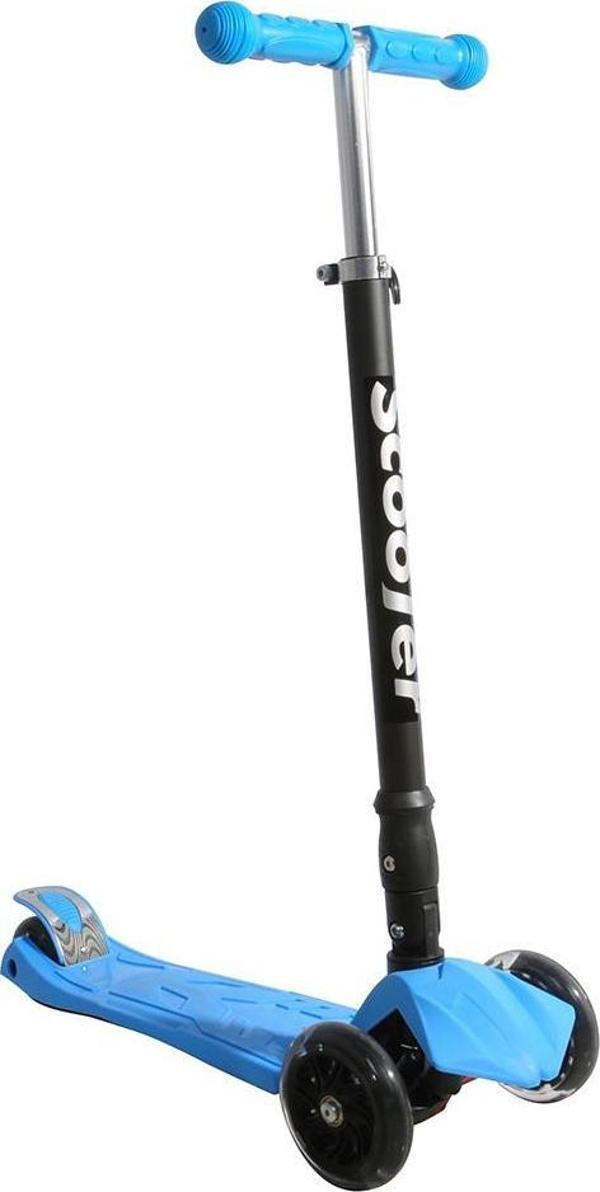 Xslide Işıklı Tekerlekli Scooter-MAVİ - Image 1