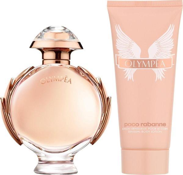 Paco Rabanne Olympea EDP 80 ml + Vücut Losyonu 100 ml Kadın Parfüm Seti - Image 1