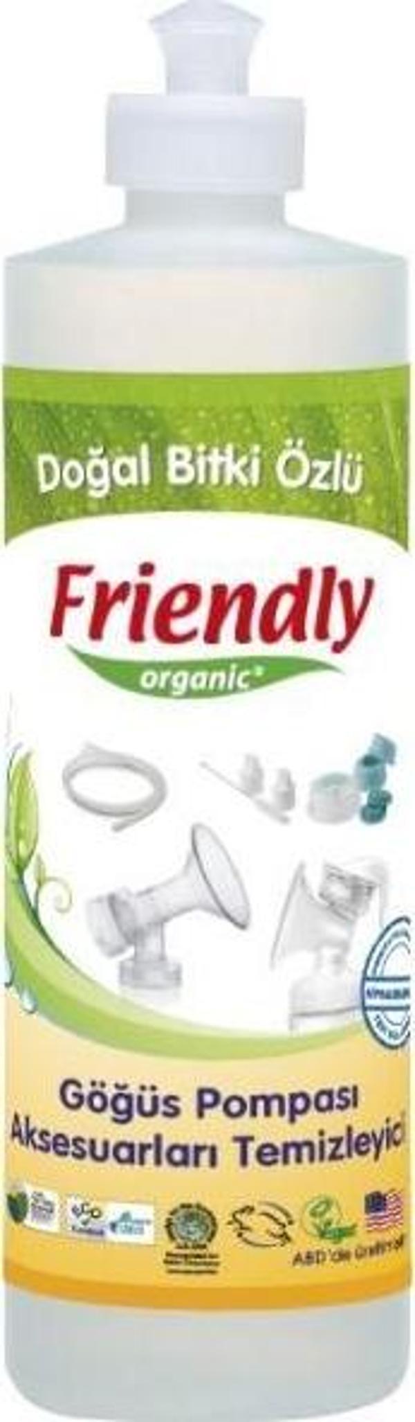 Friendly Organic Göğüs Pompası Aksesuarları Temizleyici - 473 ml - Image 1